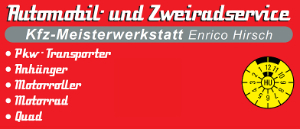 Automobil- und Zweiradservice Enrico Hirsch in Schenkenberg Logo